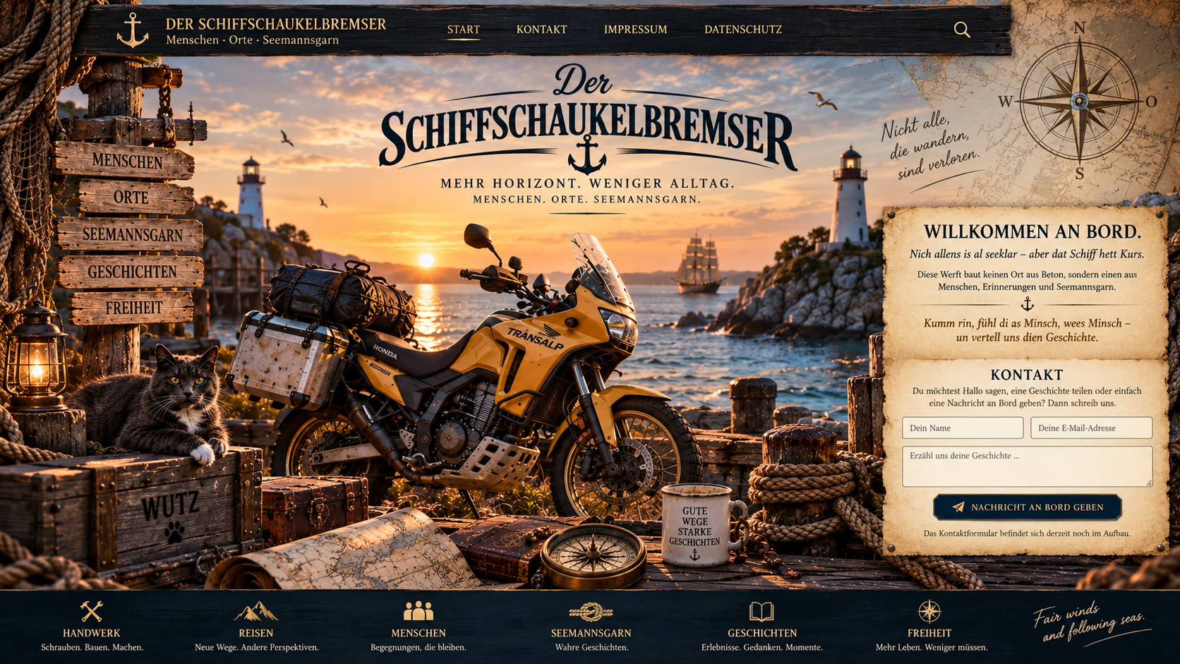 Der Schiffschaukelbremser – Willkommen an Bord